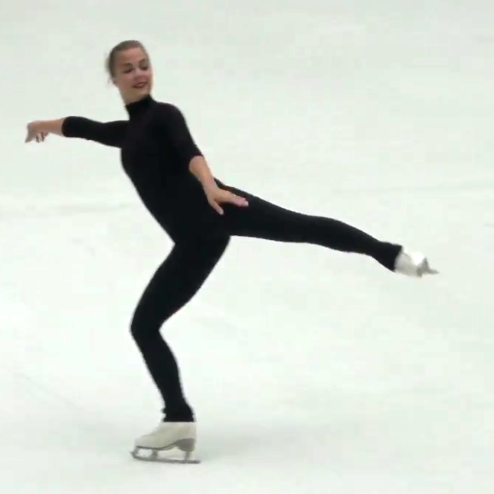 Kiira Skating at the Rockfeller Rink Season Opener